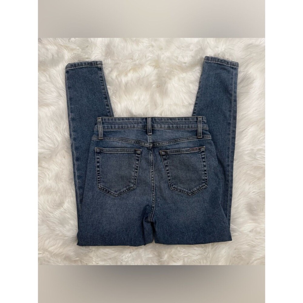 Joe’s Jeans High Rise Skinny Ankle Jeans Medium Wash Size 27 Stretch Denim - Picture 7 of 12